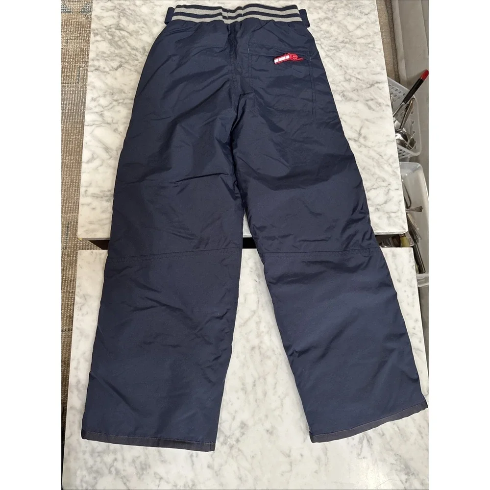 MINI BODEN Snow Pants Youth 9 10 Years Navy Blue Nylon Lined Waterproof NWT